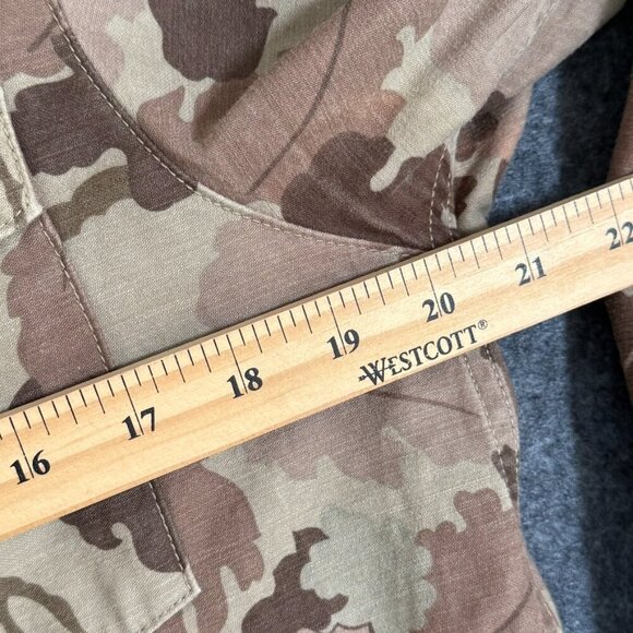 3Sixteen Mens Fatigue Overshirt Tan Mitchell Camo Floral Fall Hunting Sz Medium - Picture 8 of 10